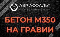 Бетон М350 на гравии в Менделеево